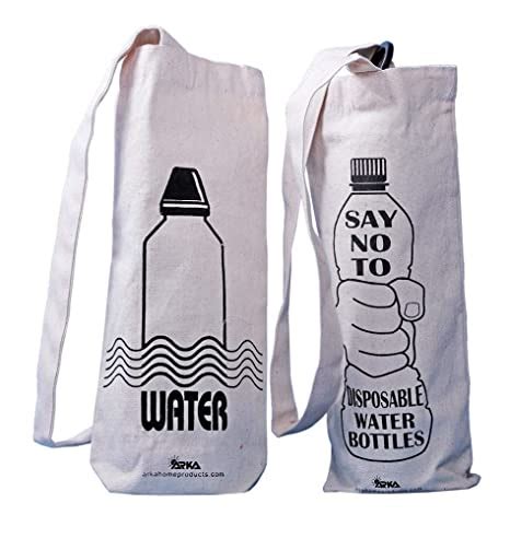 Arka Home Products Canvas Water Bottle Sling Bags - Eco-Friendly ...