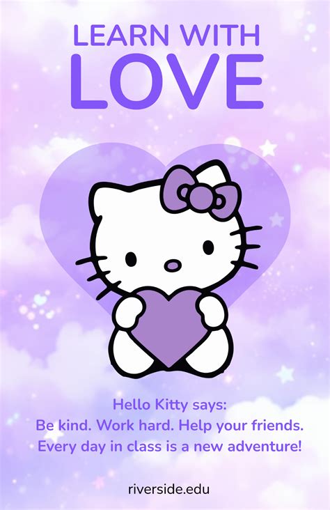 Free Hello Kitty Poster Templates, Editable and Printable
