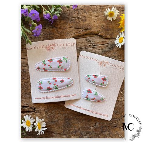 Handmade Snap Hair Clips – Madison Coulter Fine Arts