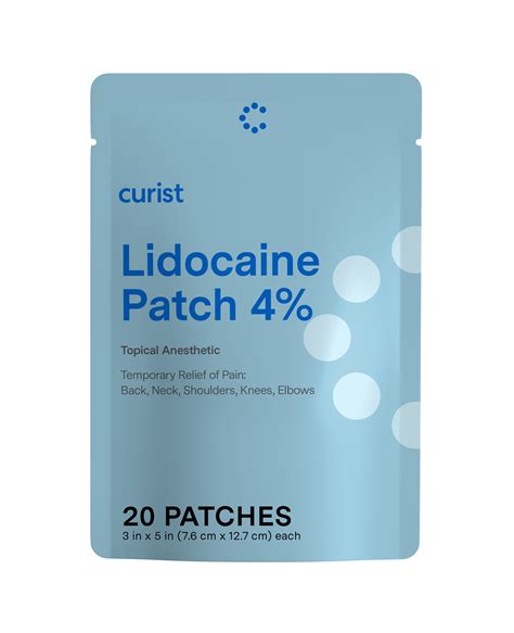 Curist Lidocaine Pain Relief Patches 20 Ct USA Made Nepal | Ubuy