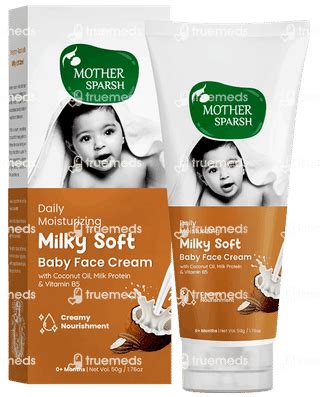 Mother Sparsh Daily Moisturizing Milky Soft Baby Face Cream 50gm - Uses ...