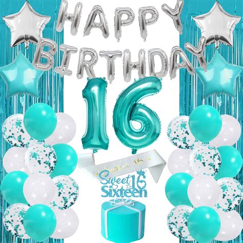 16th Birthday Decorations Supplies for Girls, Happy 16th Birthday ...