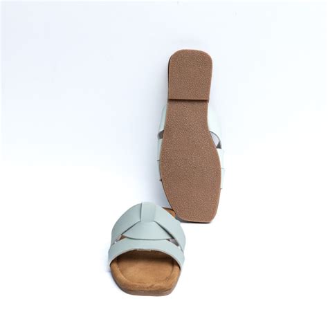 Buy Dapper Feet Criss Cross Flats Blue Online