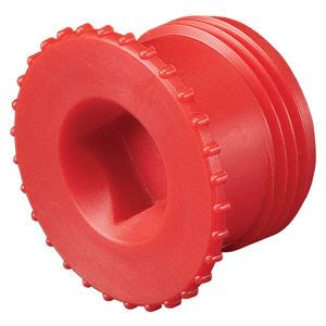 Round tube plug - PDE series - Caplugs - round / threaded / low-density ...