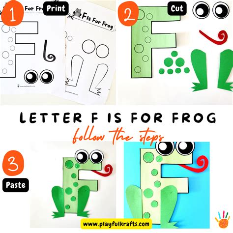 Letter F Crafts For Preschoolers (Free Printable) - Playful Krafts