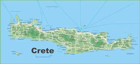 Crete road map