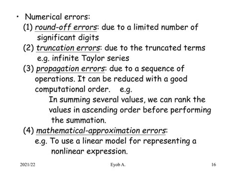 Image result for Approximation Errors in Maths