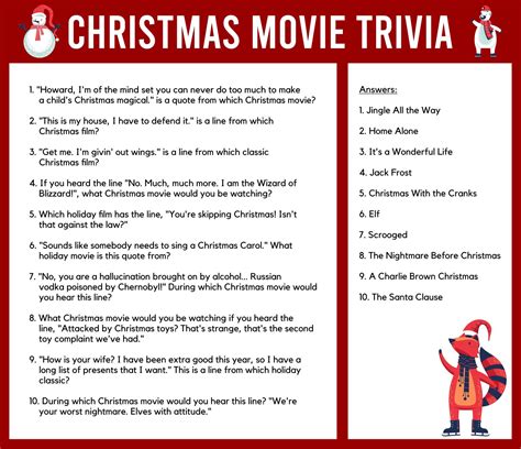 Christmas Movie Trivia Questions And Answers at Linda Platt blog