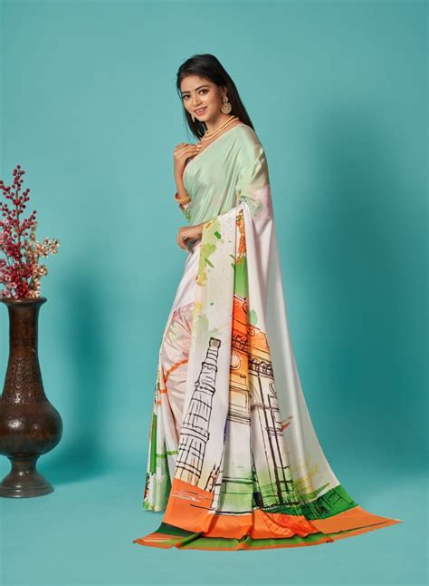 Traditional Digital Printed Saree