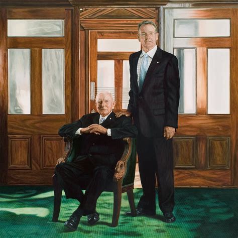Sir Charles Court and Richard Court, National Portrait Gallery