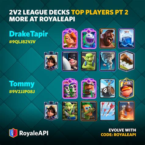 Clash Royale Best 2v2 Deck Duos - November 2024 Season 65 - Part 2 ...