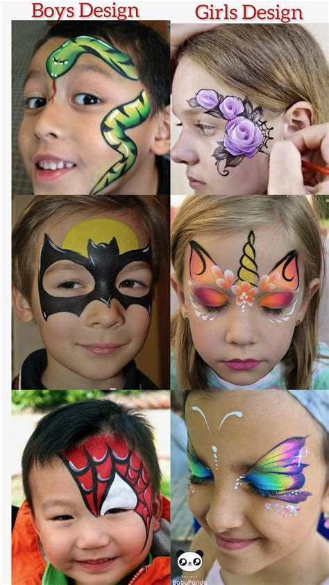 Butterfly Face Painting For Kids