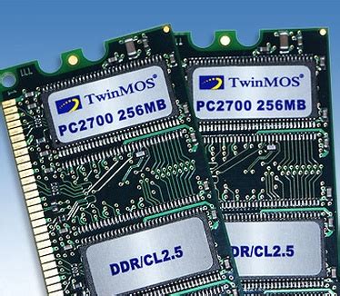 256MB PC2700 DDR (TwinMos): beste prijs - Tweakers