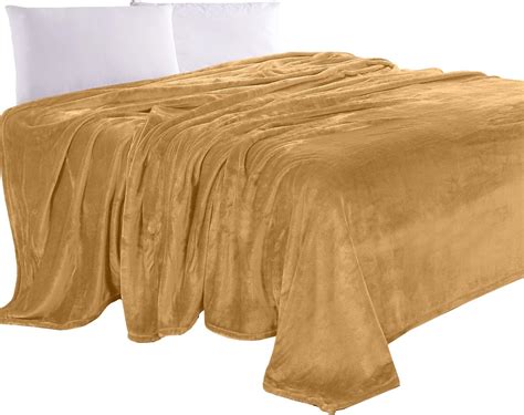 Amazon.com: Elegant Comfort Luxury Velvety Feel Blanket, All-Season ...