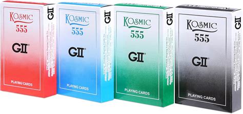 G Ii Kosmic 555 Club Playing Cards for (Teen) - Set Of 4 : Amazon.in ...