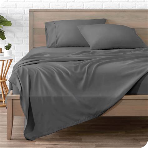 Amazon.com: Bare Home Split California King Sheet Set - 1800 Ultra-Soft ...