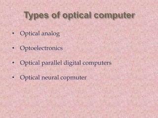 Image result for Optical Computer Example