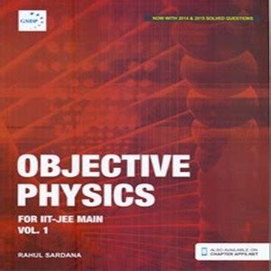 OBJECTIVE PHYSICS FOR IIT- JEE MAIN VOLUME 1: Buy OBJECTIVE PHYSICS FOR ...