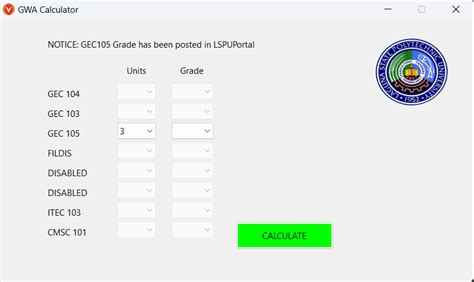 Image result for GWA Calculator Java Code