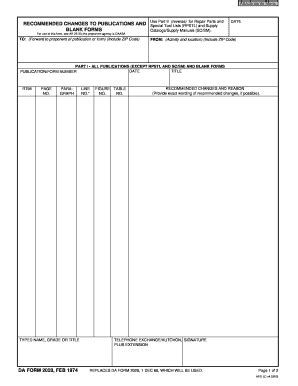Da Form 2028 - Fill Online, Printable, Fillable, Blank | pdfFiller