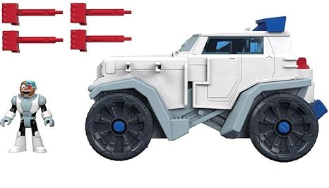 Buy Fisher-Price Imaginext Teen Titans Go! Cyborg & Transforming Battle ...