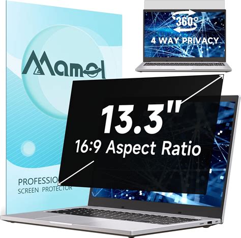 Amazon.com: 13.3 Inch 16:9 Laptop Privacy Screen Filter, Anti Blue ...