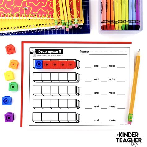 STRATEGIES TO TEACH COMPOSING AND DECOMPOSING NUMBERS - A Kinderteacher ...