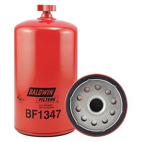 BALDWIN FILTERS, Spin-On, 4 1/4 in Outside Dia, Fuel Filter - 2TCE3 ...