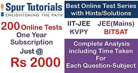 Buy Best JEE Main ONLINE TEST SERIES Book Online at Low Prices in India ...
