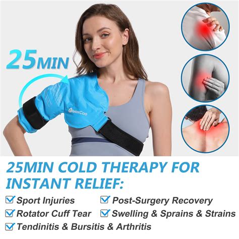 Snapklik.com : Shoulder Ice Pack Rotator Cuff Cold Therapy, Reusable ...