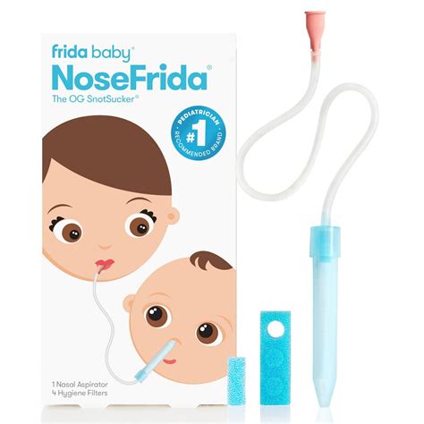 Frida Baby Nose Frida Snot Sucker Nasal Aspirator for Baby Nasal ...