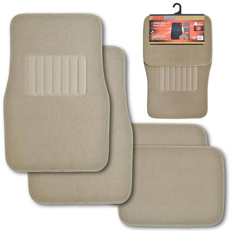 Motor Trend Premium Carpet Car Floor Mats - 4 Pieces Thick Carpet ...