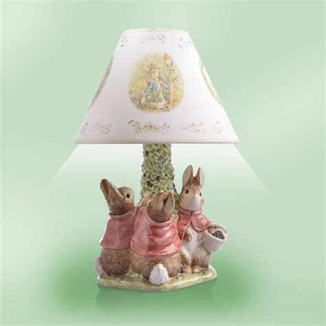 The Cottage Shop - Beatrix Potter Peter Rabbit and Bunnies Lamp