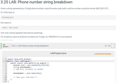 Image result for String Make a Phone Number Pattern Java
