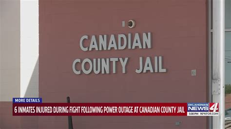 Canadian County Jail fight leaves inmates injured - YouTube