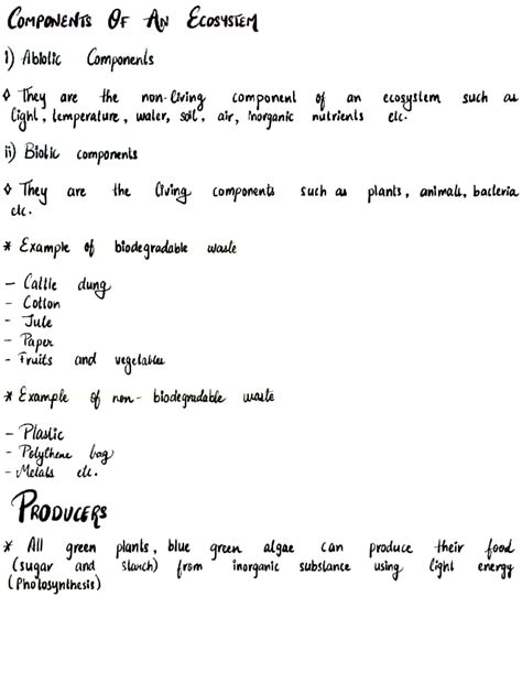 Class 10 Environment Notes 的图像结果
