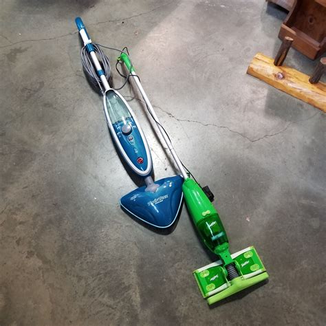 SWIFFER VACUUM AND HOOVER STEAM MOP