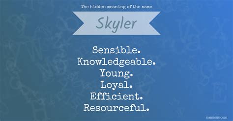 Meaning Name Skyler