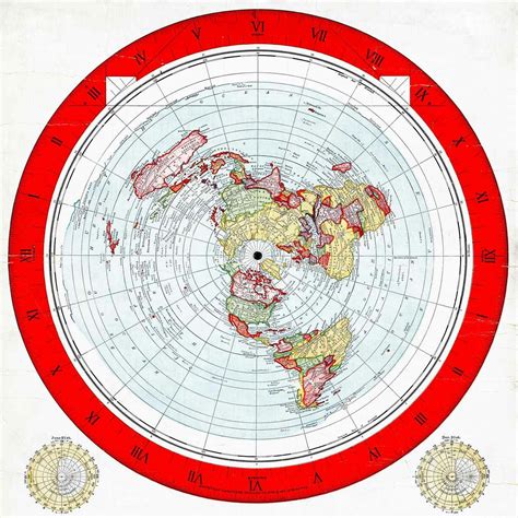 1892 Flat Earth Map - Alexander Gleason's New Standard Map the World ...