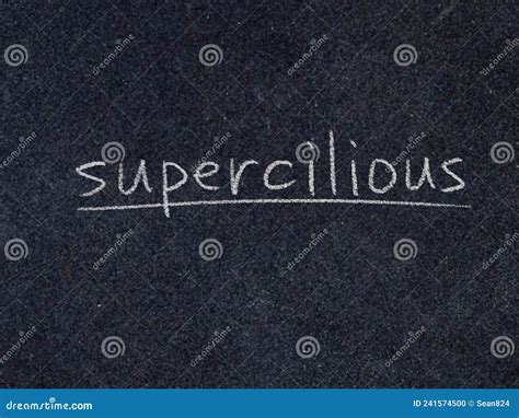 Word For Supercilious at Carolyn Huddleston blog