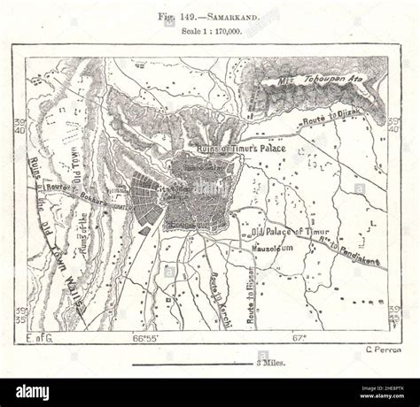 Samarkand map hi-res stock photography and images - Alamy