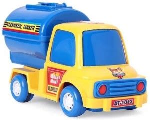 SARASI Mini Oil Tanker For Kids, Friction Powered, No Batteries ...