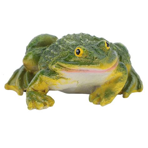 Buy Frog Ornament, Simulation Frog Figurine Green Amphibian Resin with ...