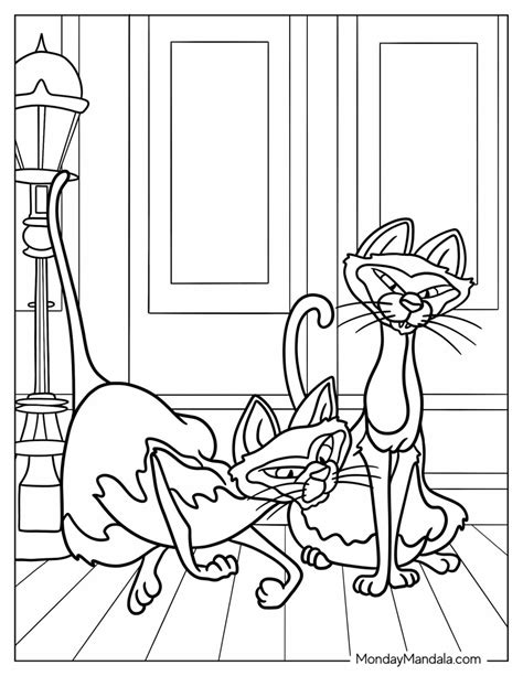 20 Lady And The Tramp Coloring Pages (Free Printables)