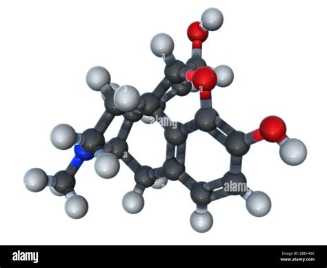Chemical structure of morphine hi-res stock photography and images - Alamy