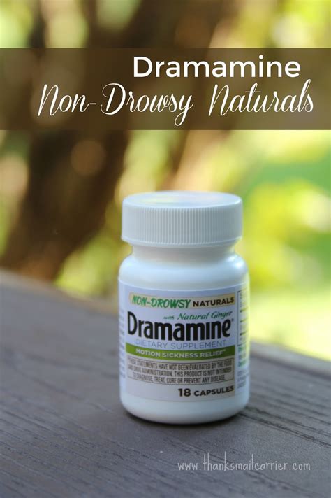 Thanks, Mail Carrier | New Dramamine® Non-Drowsy Naturals for Motion Sickness Relief {# ...