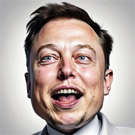 Young Elon Musk Eyes Wide Open Caricature | Stable Diffusion Online