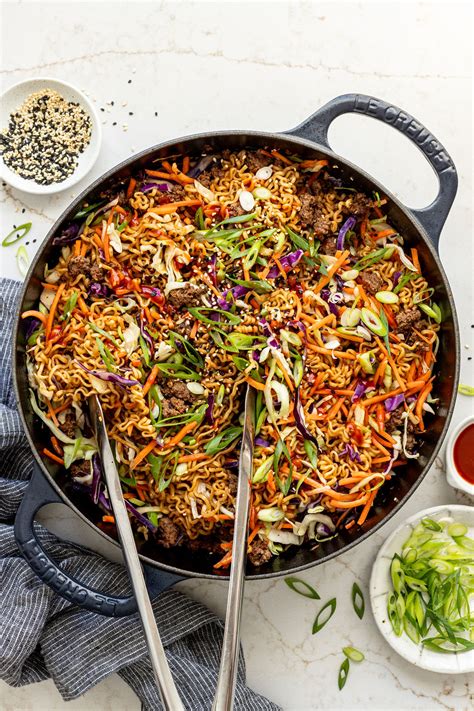 15-Minute Beef & Ramen Noodles (1-Pan!) - Real Food Whole Life