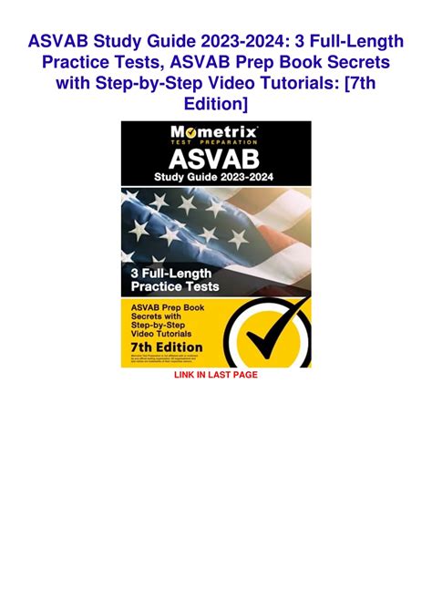 PPT - PDF_ ASVAB Study Guide 2023-2024: 3 Full-Length Practice Tests ...