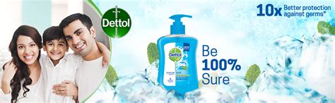 Dettol Germ Protection Handwash Refill - 175 ml (Cool, Pack of 3 ...